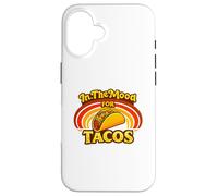 in The Mood for Tacos Retro 70's Taco Lover Foodie Coque pour iPhone 16