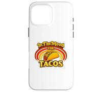 in The Mood for Tacos Retro 70's Taco Lover Foodie Coque pour iPhone 16 Pro Max