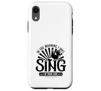 in The Morning I Will Sing of Your Love Psaum 59:16 Coque pour iPhone XR