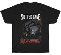 in The Mouth of Madness T-Shirt Fictional Sutter Cane Horror Novel Black XL