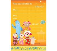 In the Night Garden - Invitations, fête - carton SG33109 (taille unique) (Orange)