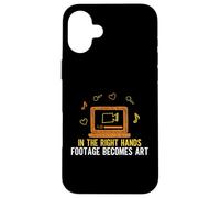 In the right Hands Footage devient Art Video Editor Coque pour iPhone 16 Plus