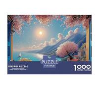 in The Style of Detailed Oil Paintings 1000 Pièces Carton Premium Puzzle À Faire Soi-même Ocean Scene Stimulant Et Éducatif Jouet d'anniversaire Puzzles pour Adultes Et Enfants 38x26cm/1000pcs