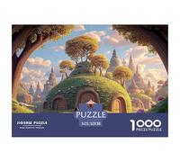 in The Style of James Gilleard 1000 Pcs Carton Premium Coffret De Puzzles Blooming Tree House Stimulant Et Éducatif Jeu Familial Puzzles As Birthday Gifts 52x38cm/1000pcs