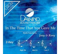 In The Time That You Gave Me [Accompaniment/Performance Track]