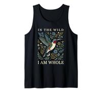 in The Wild I Am Whole Motif Floral rétro Colibri Débardeur