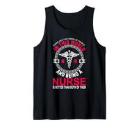 in This World and Being A Nurse Funny Nursing Nurses Débardeur