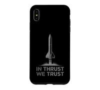 in Thrust We Trust Rocket Theme New Rocket Launch Space Coque pour iPhone XS Max