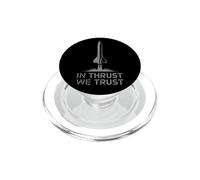 in Thrust We Trust Rocket Theme New Rocket Launch Space PopSockets PopGrip pour MagSafe
