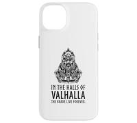 in Valhalla The Brave Live Forever - Odin Viking Mythologie Coque pour iPhone 14 Plus