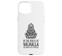 in Valhalla The Brave Live Forever - Odin Viking Mythologie Coque pour iPhone 15 Plus