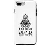 in Valhalla The Brave Live Forever - Odin Viking Mythologie Coque pour iPhone 7 Plus/8 Plus
