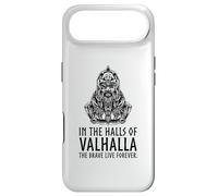 in Valhalla The Brave Live Forever - Odin Viking Mythologie Coque pour iPhone Air