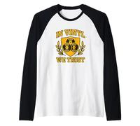 in Vinyl We Trust Record Collector Retro Analog Music Manche Raglan