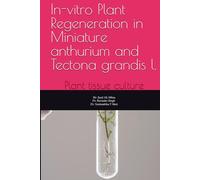 In-vitro Plant Regeneration in Miniature anthurium and Tectona grandis l.