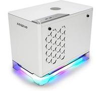 IN WIN A1 Plus - Tour - mini ITX - panneau latéral fenêtré (verre trempé) 650 Watt - blanc - USB/Audio G