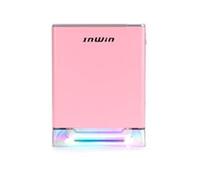Boitier Mini Tour Mini ITX InWin A1 Plus RGB avec panneau vitré + Alimentation 650W (Rose)