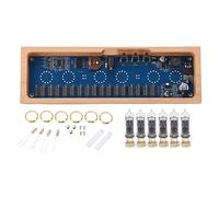 IN14 Kit de bricolage d'horloge à tube lumineux Photoglow Pièces de rechange Accessoires avec module USB 5 V Affichage coloré multifonctionnel Chronométrage précis pour la