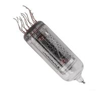 IN14 Tube lumineux transparent pour montres Nixie Affichage numérique LED avec lumière orange rouge Compatible avec JZ-4/Z567M Boîtier en verre pour projets de bricolage rétro et kits de développement