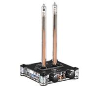 IN9 Nixie Tube Music Spectrum Display - Vintage Audio Level Meter with 3.5mm AUX Input, Adjustable Sensitivity, and Dual Display Modes for Home/Office/Studio