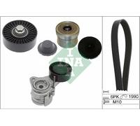 Kit de courroie multi-cannelée avec poulie débrayable 529 0043 20 INA pour BMW 6