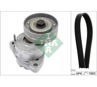 INA 529 0091 10 Jeu de courroies trapézoïdales à nervures pour CHEVROLET,DAEWOO,