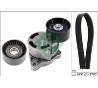 INA 529 0137 10 Jeu de courroies trapézoïdales à nervures pour RENAULT