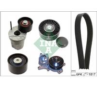 INA Pompe à eau + kit de courroie trapézoïdale 529 0368 30 pour BMW 3 Touring 3
