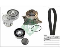 Ina Pompe à eau + kit courroie d'accessoire 529 0534 30 – joint d'étanchéité, commandé par dépression
