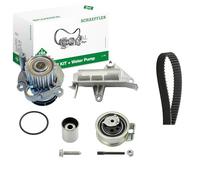 INA 530 0177 30 Kit de distribution + pompe à eau Nombre de dents: 19 35 mm avec joint d'étanchéite Compatible avec VW Golf IV 3/5 portes 1J1 Golf IV Variant 1J5 Sharan I 7M8, 7M9, 7M6, AUDI
