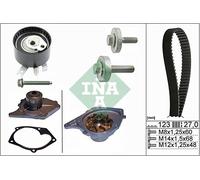 INA 530 0197 30 Pompe à eau + kit de courroie de distribution pour NISSAN,RENAUL