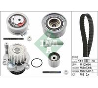 Ina 530 0463 30 Set Distribution Avec Pompe à Eau Audi A1(8x1)(2010- >) 1,6 - 77