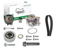 INA 530 0482 30 Kit de distribution + pompe à eau 27 mm Compatible avec VW Crafter 30-50 Van 2E Crafter 30-35 Bus 2E Crafter 30-50 Camion plate-forme/Châssis 2F