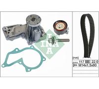 INA 530 0605 30 Pompe à eau + kit de courroie de distribution pour FORD,VOLVO