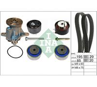 INA 530 0764 30 Pompe à eau + kit de courroie crantée pour CITROËN,PEUGEOT
