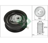 INA 531 0251 30 Poulie-tendeur, courroie de distribution pour AUDI,FORD,SEAT,VW