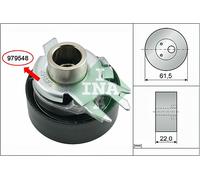 Galet tendeur de courroie de distribution 531 0525 30 INA pour VW SEAT