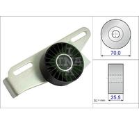 INA 531 0868 10 Poulie de tension, courroie trapézoïdale à nervures pour DACIA,N