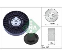 INA 531 0966 10 Poulie de tension, courroie trapézoïdale à nervures pour AUDI,AU