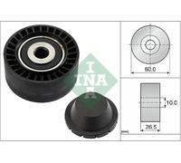 INA 532 0331 10 Poulie renvoi/transmission, courroie trapézoïdale à nervures pou