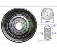 INA Galet de courroie trapézoïdale 532 0580 10 pour Honda Accord VIII / CR-V IV