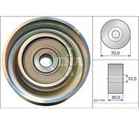 Galet de courroie trapézoïdale 532 0738 10 INA pour MITSUBISHI FIAT