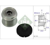 INA 535 0024 10 Poulie roue libre, alternateur pour VOLVO