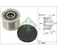 INA 535 0075 10 Embrayage De Roue Libre D'Alternateur Pour BMW, BMW (BRILLIANCE)