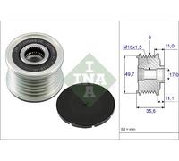 INA 535 0086 10 Embrayage De Freewheel D'Alternateur Pour MERCEDES-BENZ