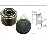 INA 535 0159 10 Embrayage De Poulie D'Alternateur Pour FORD