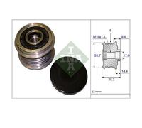 INA 535 0203 10 Générateur Libre Pour Opel Adam BMW E81 Chevrolet Aveo Saab 9-5