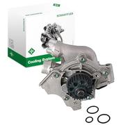 INA 538 0967 10 Pompe à eau avec joint d'étanchéite avec thermostat Type de boîtier: Boîtier métallique Compatible avec VW Golf 5 3/5 portes 1K1 Golf 6 3/5 portes 5K1, AUDI A3 Sportback 8PA