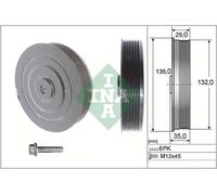 Jeu de poulies damper Schaeffler INA 544 0009 20