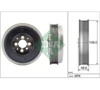 INA 544 0065 10 Poulie, vilebrequin pour AUDI,FORD,SEAT,SKODA,VW